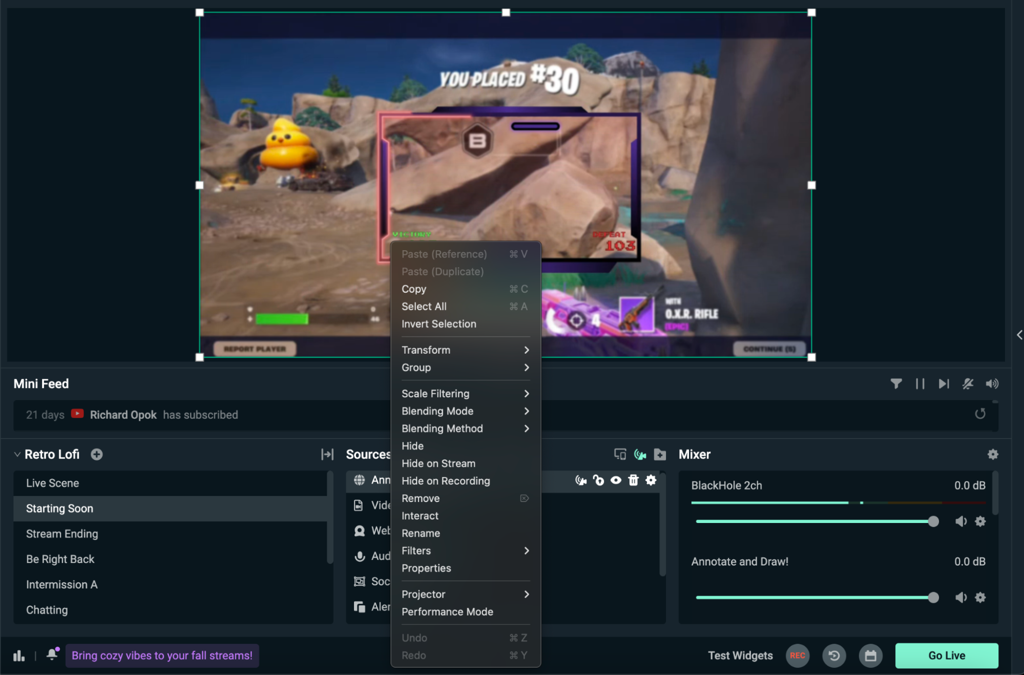 on screen annotate and draw source interact selection